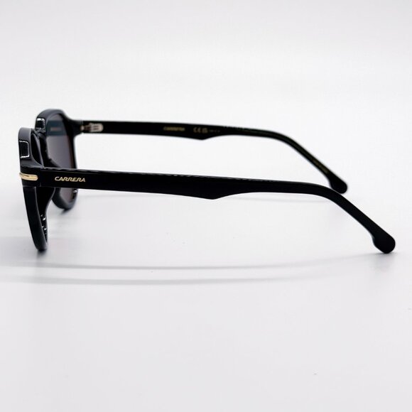 NEW CARRERA 314/S 0807 SUNGLASSES UNISEX BLACK ROUND EYEWEAR CARRERA - Picture 5 of 7